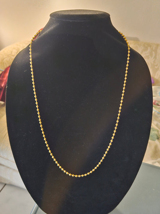 Gold Beads Necklace