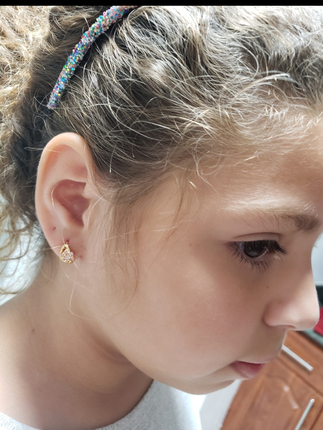 Pink Crystal Earrings